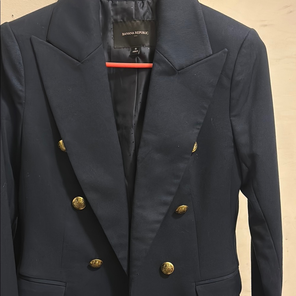 Banana Republic Navy Blazer with matching shorts